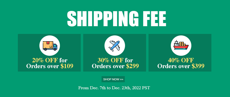 40% Off Shipping Fee
