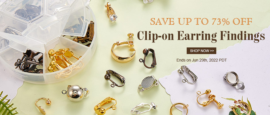 Clip-on Earring Findings Save Up To 73% OFF
