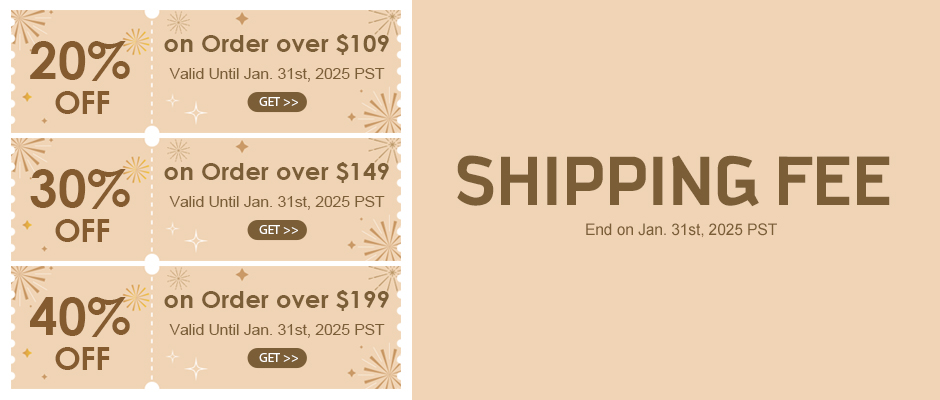 40% Off Shipping Fee