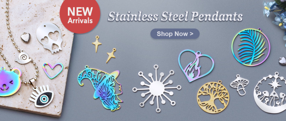 Multi-Color Stainless Steel Pendants