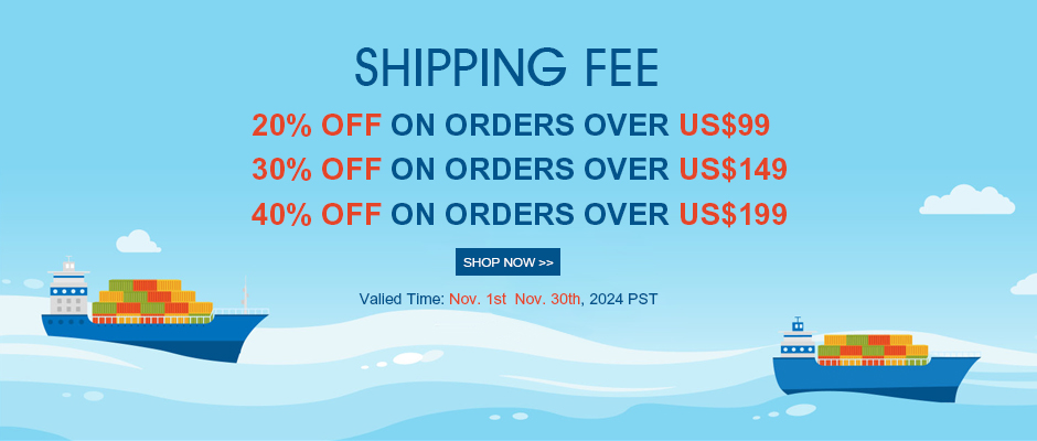 40% Off Shipping Fee