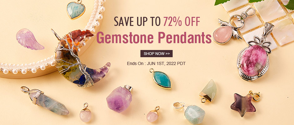 Gemstone Pendants - Up To 72% OFF