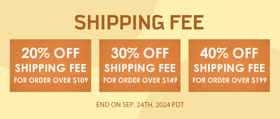 40% Off Shipping Fee